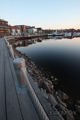 Norra hamn midnatt